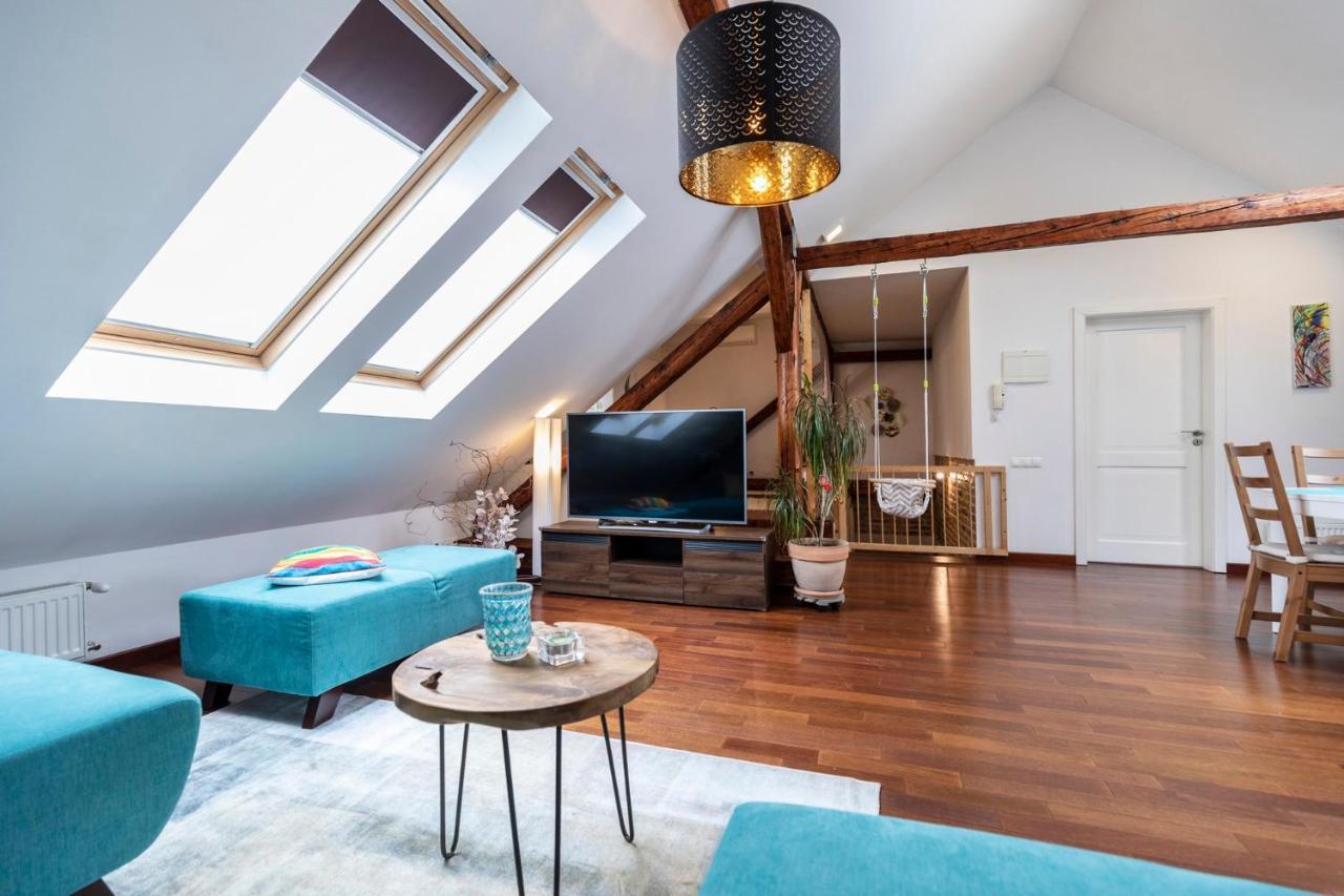 Beautiful And Romantic Penthouse With Two Terraces Bratislava Ngoại thất bức ảnh